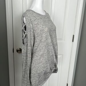 Women’s cold shoulder sweater